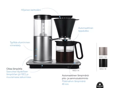 WILFA WSO-1 KAHVINKEITIN - Kahvinkeittimet - 7044876021526 - 2